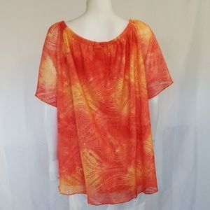 Adrian Delfield Tops - Orange Top Adrian Delfield Tops - Orange Top